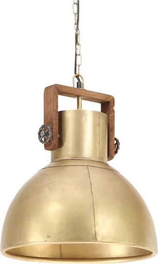 vidaXL Pendant Light Bronze with Socket E27 40x47cm