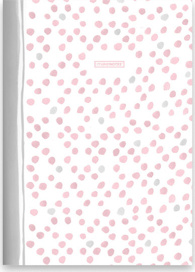 Make Notes Blankie Me Σημειωματάριο A5 40 Φύλλων Ριγέ Ροζ