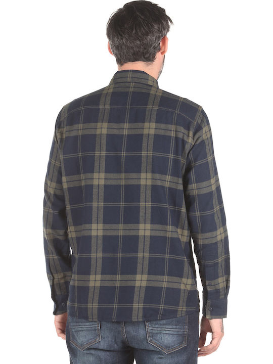 O'neill Men's Shirt Long Sleeve Flannel Checked Khaki