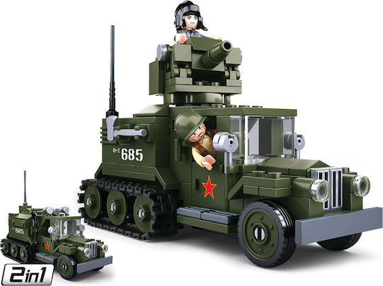 Sluban Τουβλάκια Allied 2in1 Half-Track για 8+ Ετών 470τμχ
