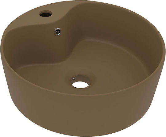 vidaXL Επικαθήμενος Νιπτήρας Κεραμικός 36x36x13cm vidaXL Επικαθήμενος Νιπτήρας Κεραμικός 36x36x13cm