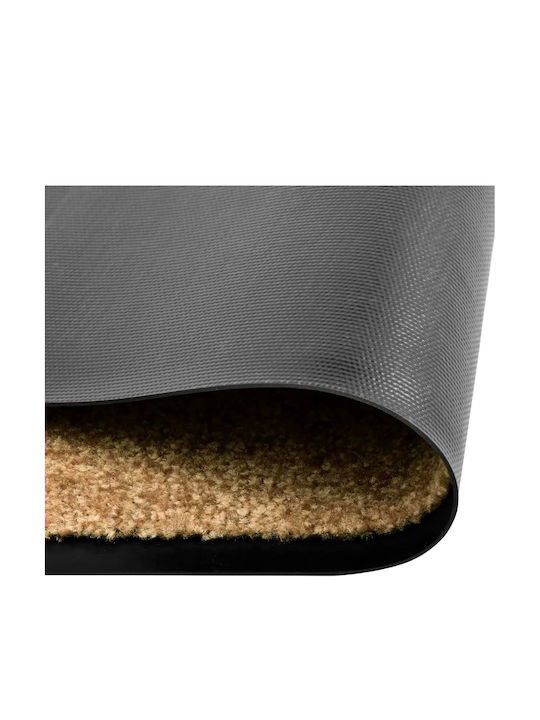 vidaXL Carpet with Non-Slip Underside Doormat Κρεμ 40x60εκ.