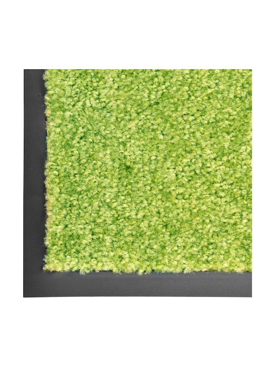 vidaXL Fußmatte Teppich mit rutschfester Unterlage Green 120x180cm