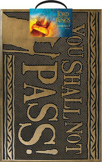 Pyramid International Fußmatte aus Gummi Lord Rings You Shall Not Pass Gray 40x60cm