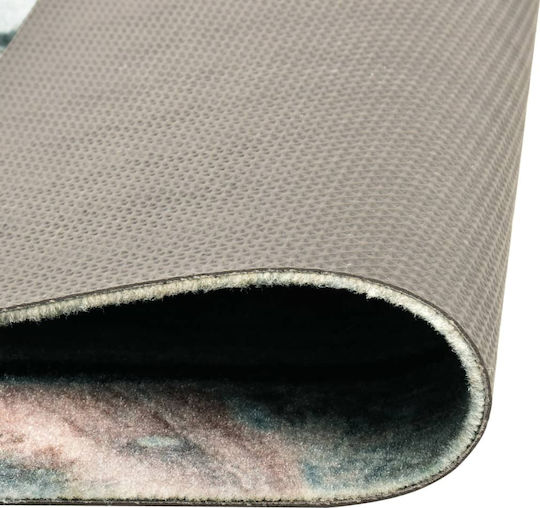vidaXL Love Kitchen Mat Runner with Anti-slip Underlay Green 60x180εκ.