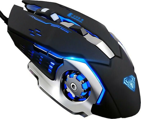 Aula Mountain S20 RGB Gaming Ποντίκι Μαύρο