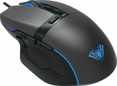 Aula Wind F808 RGB Gaming Gaming Maus 4200 DPI Schwarz