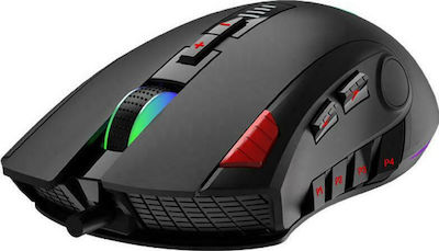 Aula Fire H512 RGB Gaming Mouse 5000 DPI Black