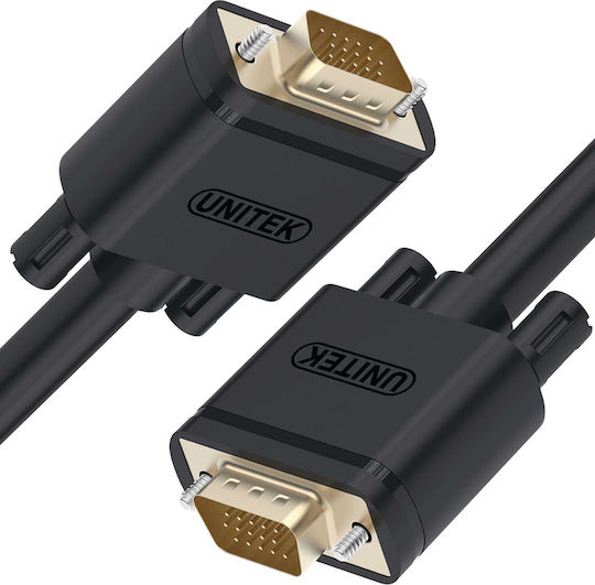 Unitek Cablu VGA - VGA Negru 3m (Y-C504G)
