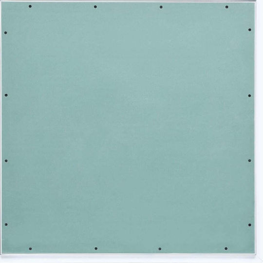 vidaXL Țeavă de șemineu Placă de gips Rama de aluminiu 500x500mm 145102