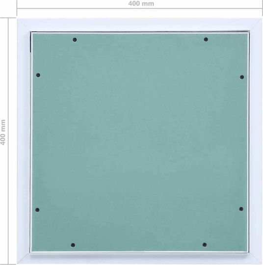 vidaXL Ceiling Trap Door Plasterboard Aluminum Frame 400x400mm 145100