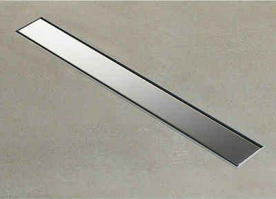 Tema Dolu 93778 Stainless Steel Channel Floor with Output 50mm Silver 93778