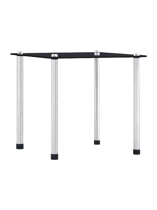 Set Zigon Rectangular Din Sticlă Neagră 3 Buc M45.5xL29.5xÎ37cm