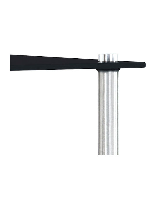 Set Zigon Rectangular Din Sticlă Neagră 3 Buc M45.5xL29.5xÎ37cm