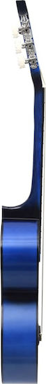 vidaXL Classical Guitar 4/4 with Bag Blue