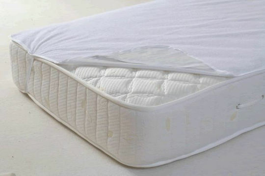 Gentug Protective Cover Double Waterproof with Elastic Bands Comfort Nights White 140x190cm