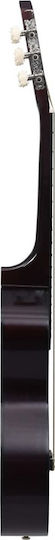 vidaXL Kids Classical Guitar 1/2 with Bag Dark Wood