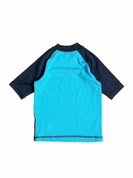 Quiksilver Kinder Badeanzug UV-Schutz (UV) Shirt Hellblau