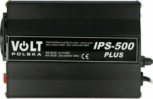 Volt Polska Inverter Αυτοκινήτου Τροποποιημένου Ημιτόνου 500W για 12V DC