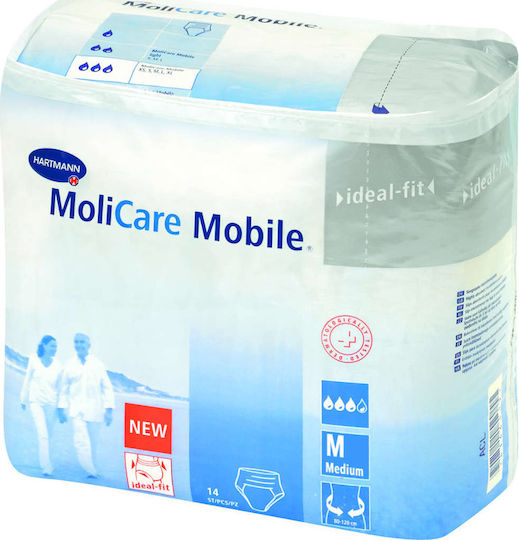 Hartmann MoliCare Mobile Πάνες Βρακάκι Ακράτειας Medium 14τμχ