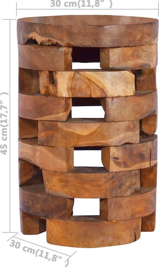 Nachttisch Teak 30x30x45cm