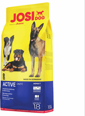 Josera Josidog Active 18kg Dry Food Gluten Free for Adult Dogs with Corn and Rice