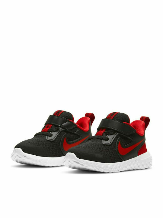 Revolution 5 Tdv Αθλητικά Παιδικά Παπούτσια Running με Σκρατς Μαύρα