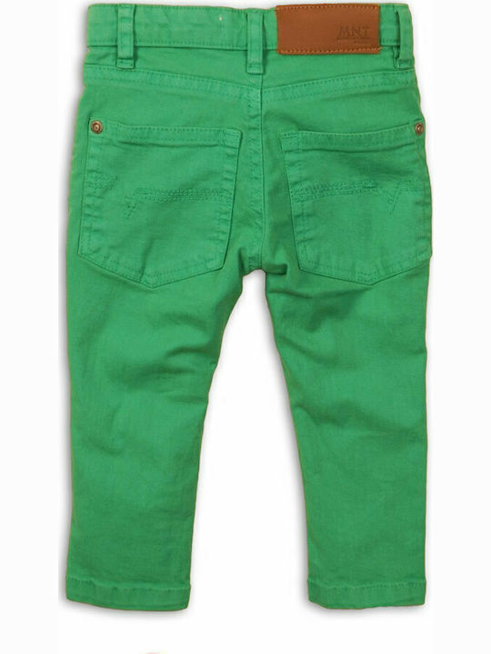 Minoti Boys Fabric Trouser Green