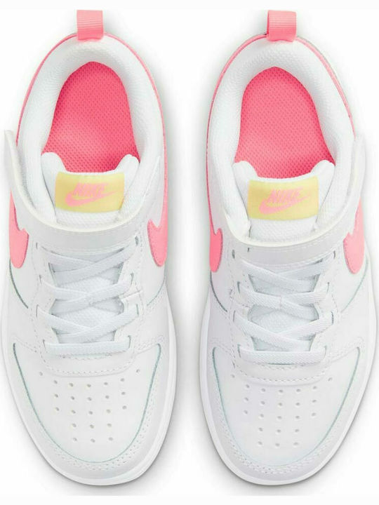 Court borough low 2 PSV Παιδικά Sneakers με Σκρατς Λευκά