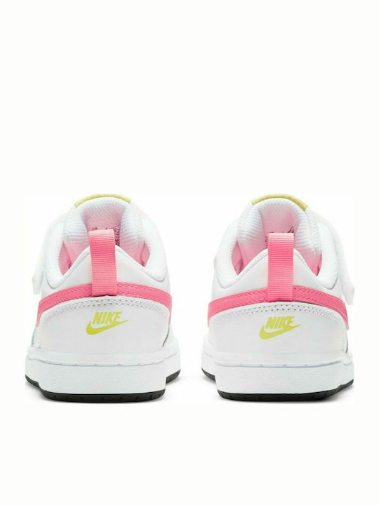 Court borough low 2 PSV Παιδικά Sneakers με Σκρατς Λευκά