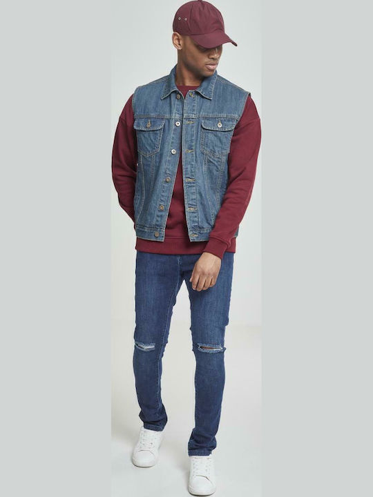 Classics Αμάνικο Τζιν Μπουφάν Denim Blue