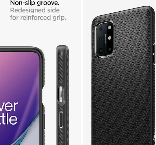 Spigen Liquid Air Back Cover Σιλικόνης Μαύρο (OnePlus 8T)