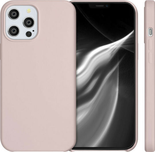 KWmobile Flexible Rubber Cover Back Cover Σιλικόνης Ροζ (iPhone 12 Pro Max)