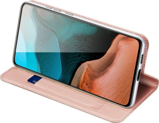 Dux Ducis Skin Pro Book Δερματίνης Ροζ Χρυσό (Poco F2 Pro)
