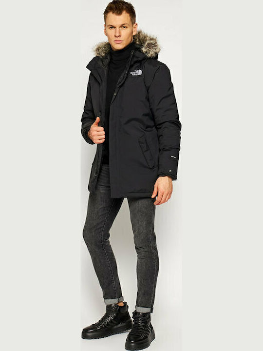 Zaneck Winter Jacket Parka Waterproof and Windproof Black