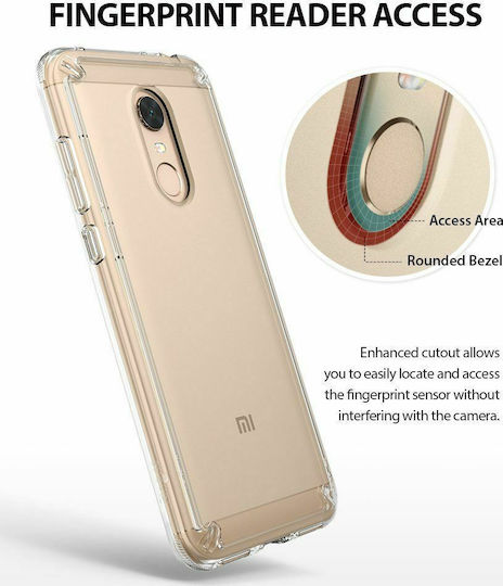 Ringke Fusion Umschlag Rückseite Silikon Transparent (Redmi 5 Plus)