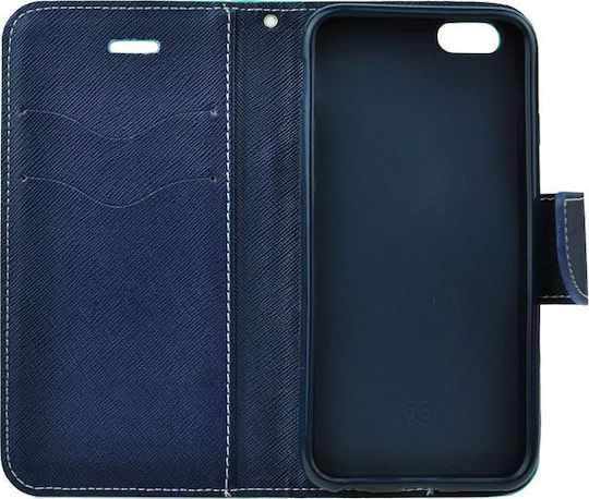 Fancy Wallet Piele artificială Roșu (Galaxy A31)