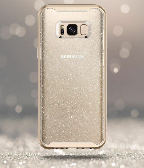 Spigen Neo Hybrid Crystal Glitter Задна корица Пластмаса Златист (Galaxy S8)