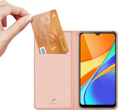 Dux Ducis Skin Pro Synthetic Leather Book Rose Gold (Redmi 9C)