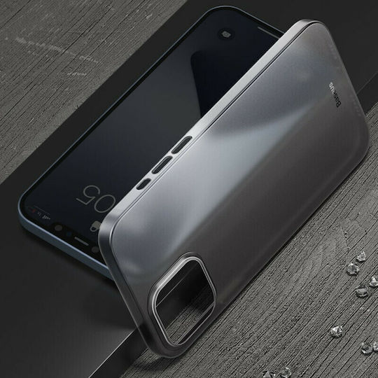 Baseus Wing Back Cover Silicon 0.4mm Negru (iPhone 12 Pro Max)