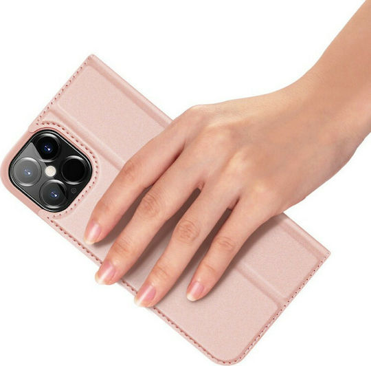 Dux Ducis Skin Pro Book Synthetic Leather Rose Gold (iPhone 12 Pro Max)