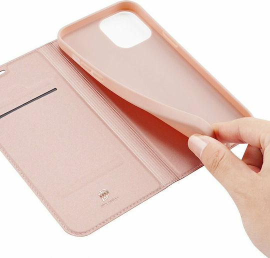 Dux Ducis Skin Pro Book Synthetic Leather Rose Gold (iPhone 12 Pro Max)