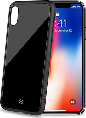 Celly Diamond Silicone Back Cover Black (iPhone XR)