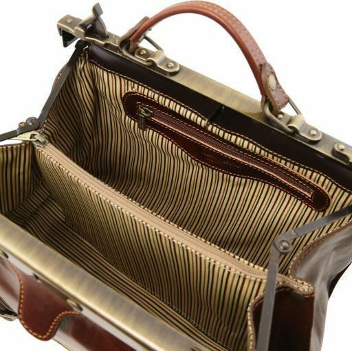 Tuscany Leather Δερμάτινη Ιατρική Τσάντα Mona Lisa σε Καφέ Χρώμα Brown