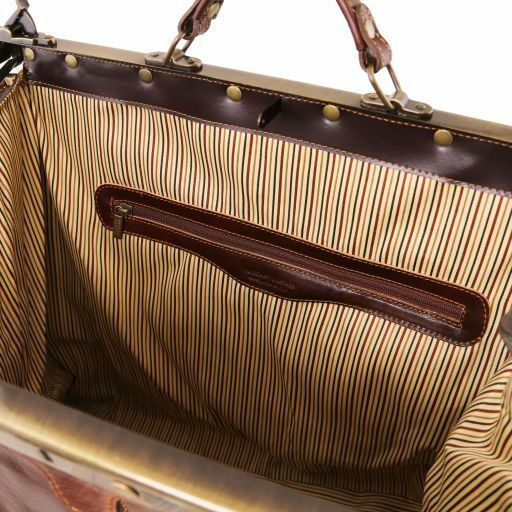 Tuscany Leather Madrid Medical Leather Bag Black