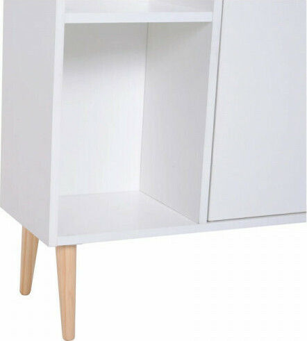 White Bookcase 80x23.5x118cm