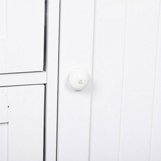 Kleankin 834-181 Cabinet de baie L56xA30xÎ83cm Alb