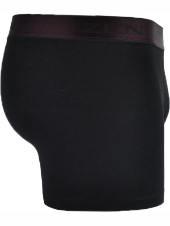 Zen Intimates 70204 Boxeri pentru bărbați Negru / Bordeaux 1Pachet