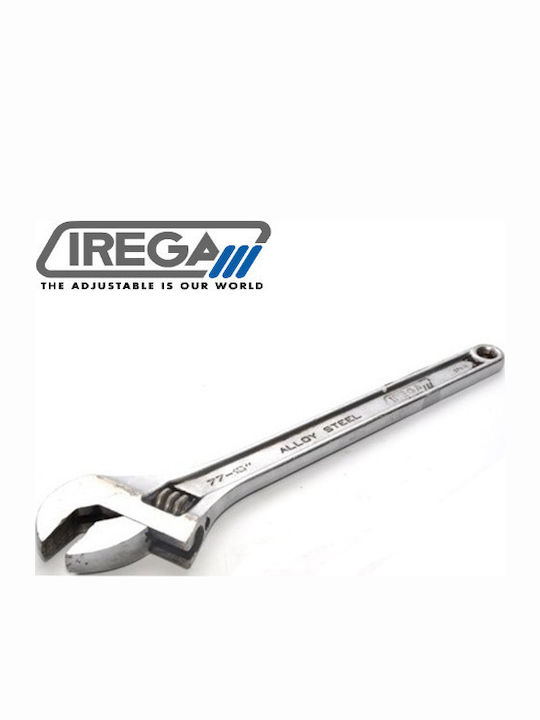 Irega Γαλλικό Κλειδί Μήκους 200mm 8" με Άνοιγμα Σιαγόνων έως 24mm