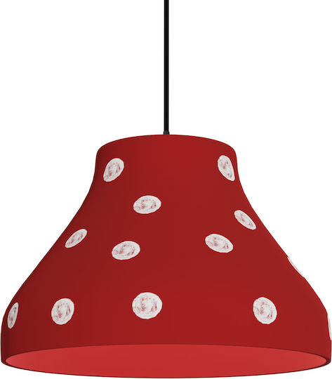 Alphab2b Watermelon Ceiling Light Red with E27 Socket 24x70x70cm